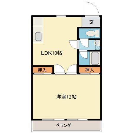 コーポ小西３の物件間取画像